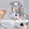 Batteur sur socle SUNATUR 8L/5,5L : pétrissage et cuisson puissants de la pâte